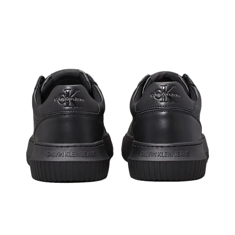 CKJ CALVIN KLEIN JEANS Low Top Skateboard Shoes Men's Black-4