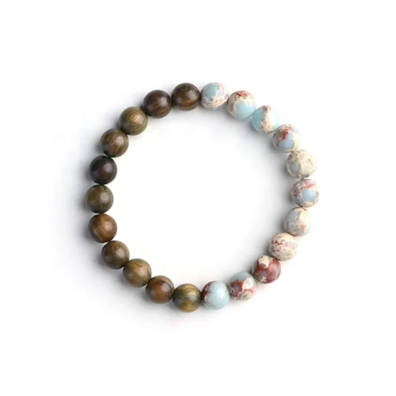 BNNYW Green Sandalwood Bracelets Unisex-0