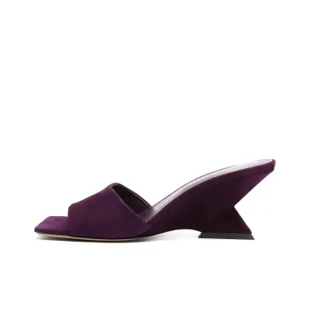 The Attico Cheope Suede Mules