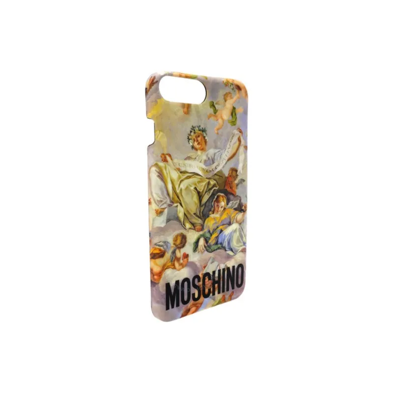 MOSCHINO PC Material Multicolor Renaissance Phone Cases Compatible With IPhone 7 Plus Artistic-1