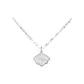 Love for Life Necklace[Floral Chain]Silver