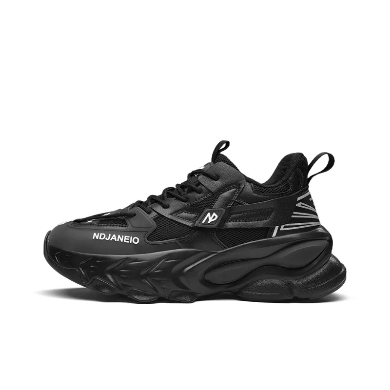 Boogie Bear Cushioning Anti-Slip And Wear-Resistant Height Increasing Chunky Sneakers Men's-0