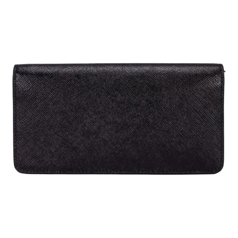 PRADA Saffiano Leather Shoulder Bag, Crossbody Bag Women's Black-1