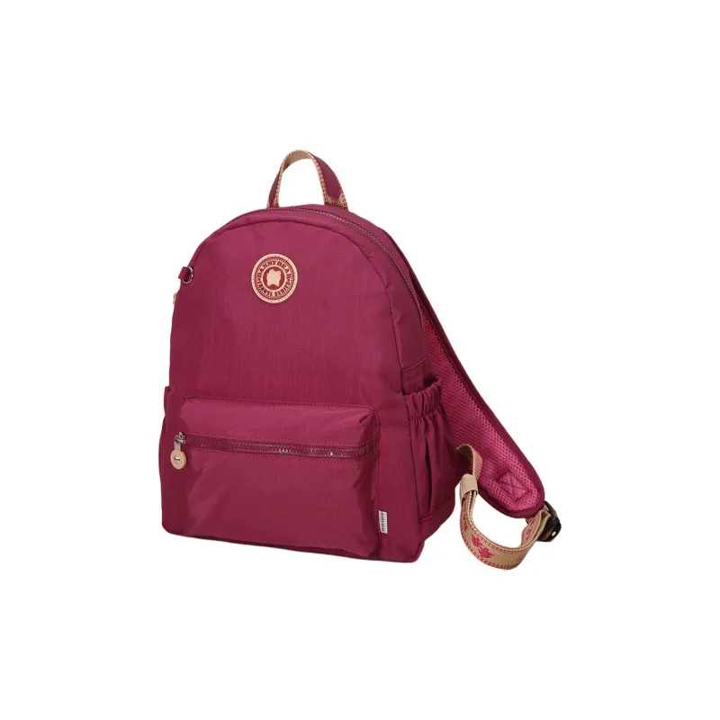 Dannybear Fabric Backpack Large Size Women's Rose Red-2