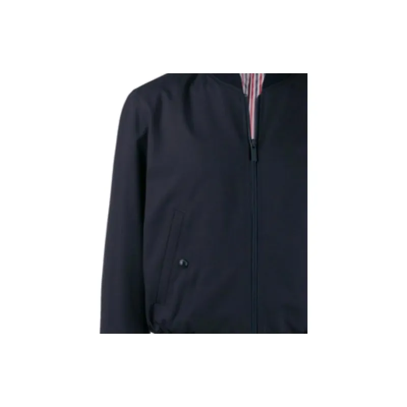 THOM BROWNE 4 Bar Bomber Jacket-3