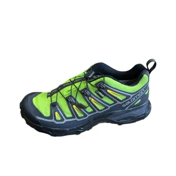 SALOMON X Ultra 2 Anti Slip Wear Resistant Low Top Trekking Shoes Men's Green Black