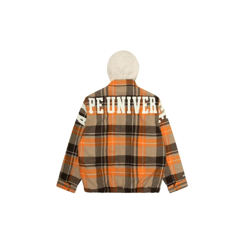 Aape Plaid check Hooded Jacket-1