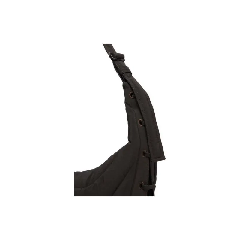 Lemaire Nylon Shoulder Bag Medium Size Men's Dark Chocolate-5
