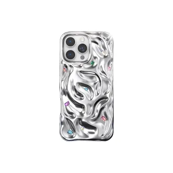 Kingxbar PC Material Rhinestone Embellished Magsafe Phone Case Compatible With Apple 16 Collection