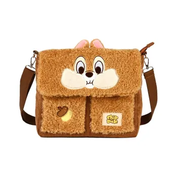 POTDEMIEL Disney/Disney Polyester Chip Lotso Judy Nick Travel Shoulder Bag Crossbody Bag Regular Unisex Multicolor