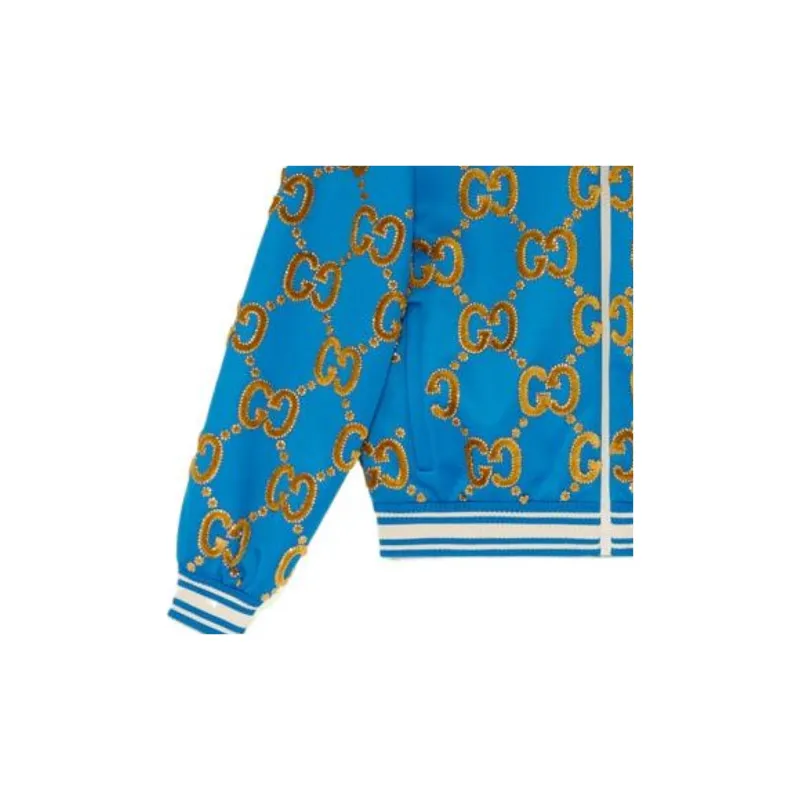 GUCCI Jackets Men Blue-4