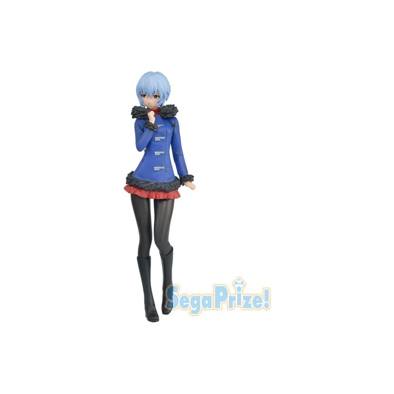 SEGA Rei Ayanami Sega Eva Coat 23cm Bonus Gifts-1