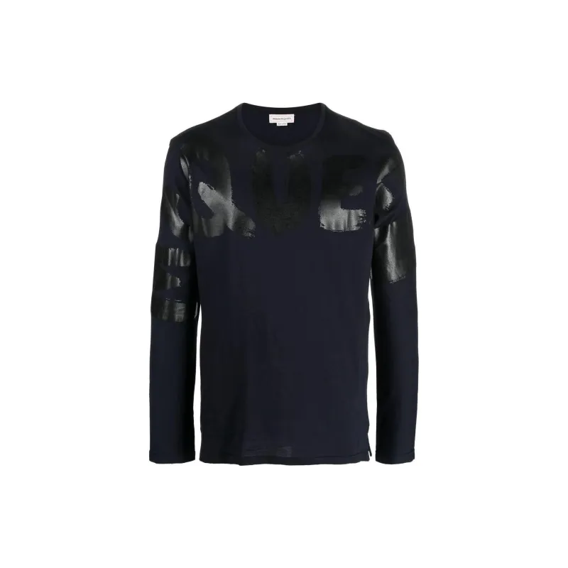 Alexander McQueen T Shirts Men Black-0