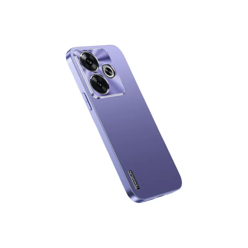 ZHUOJI Matte Material Metal Lacquer Case Compatibility With Redmi Turbo 3 Phone Cases Matte Skin Case-0