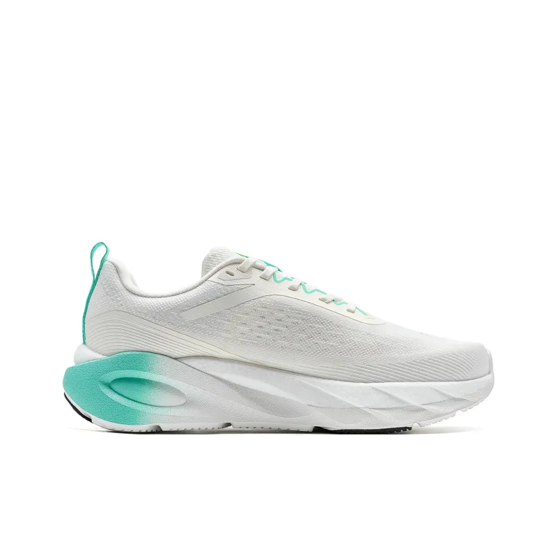 XTEP Lingbu 2 Cushioning Anti Slip And Wear Resistant Low Top Training Running Shoes Men's White Teal Blue-1
