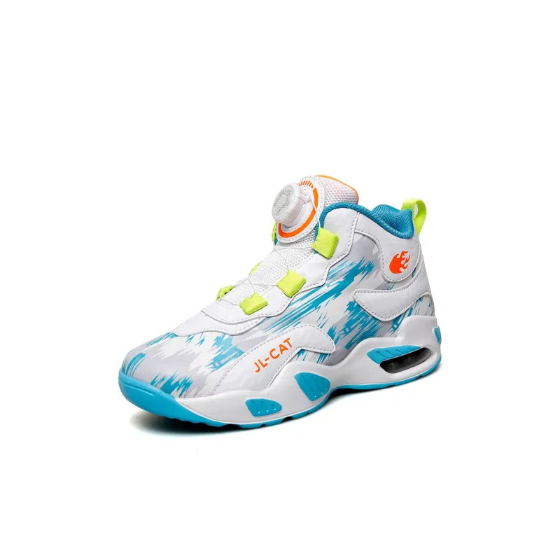 FIRS Kids Cushioned Wear Resistant Water Resistant Children's Basketball Shoes Kids'-1