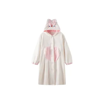 O'MESIK Sleep Robe Women's White