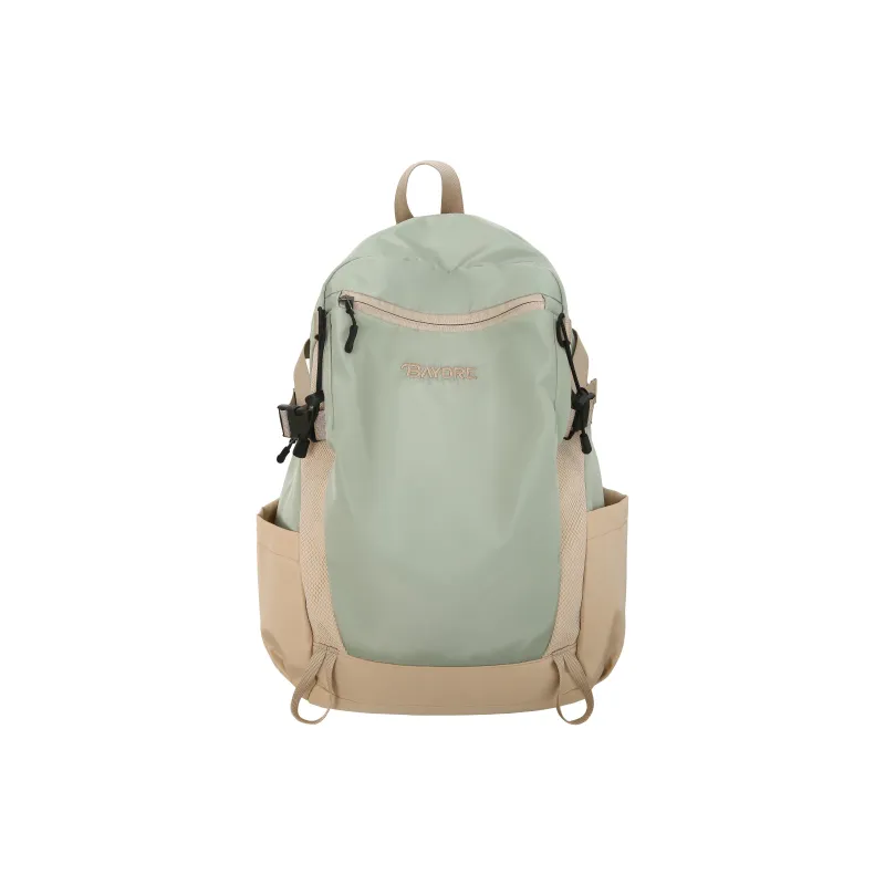 LUVISTRUE Nylon Backpack Regular Unisex White/Black/Green/Purple-4