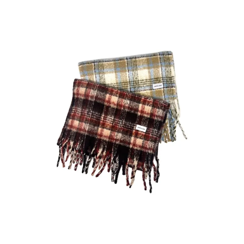 JEANSWEST Polyester Knit Scarves Unisex-5