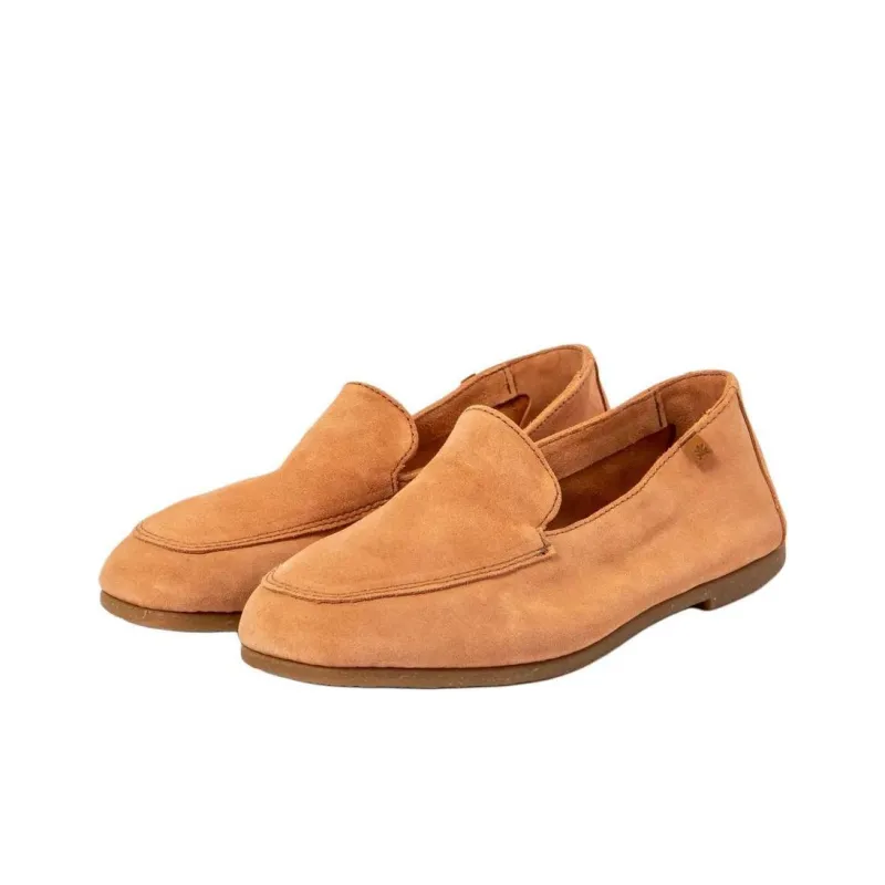 El Naturalista CROCHE Loafers Women's Peach-1