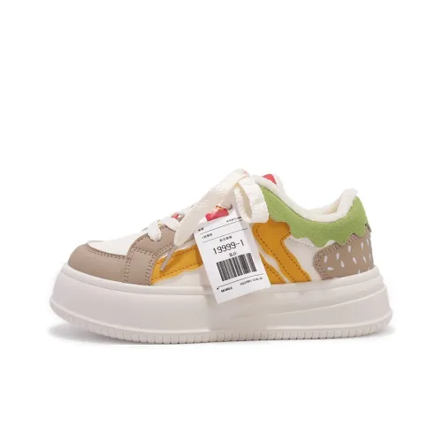 Shen Linsen Cushioning, Slip Resistant, And Abrasion Resistant Low Top Casual Shoes Women's Beige