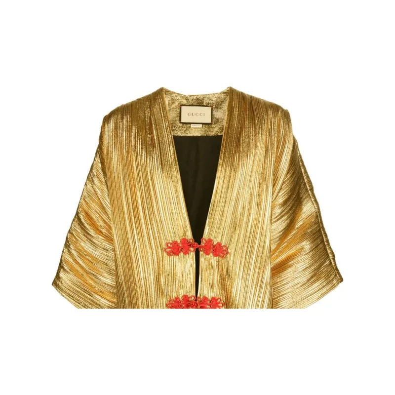 GUCCI Jackets Women's Gold-4