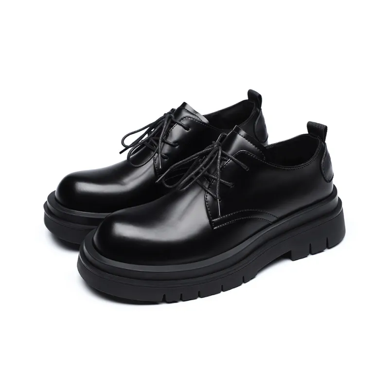 Tonlion Dress Shoes Men's Shiny Black-1