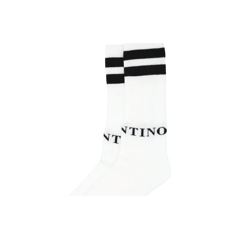 Valentino Knee High Socks Men's 1 Pack White-2