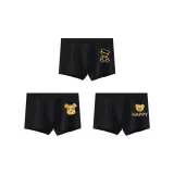 Black 3 Pack (Gold-Eye X Bear-Gold HAPPY Bear-Gold Bear)