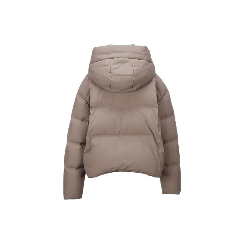XIANGYING Down Jacket Women's Milk Coffee-1
