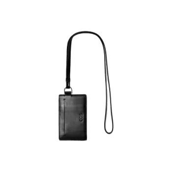 COS Leather Card Holder Regular Men's Black