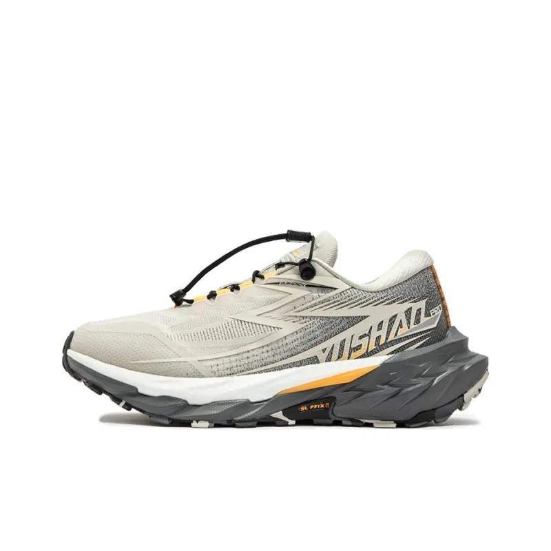 361° Cushioning, Wear Resistant Low Top Running Shoes Men's Beige Gray-0