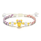 Glow in The Dark Bear Bracelet[White]