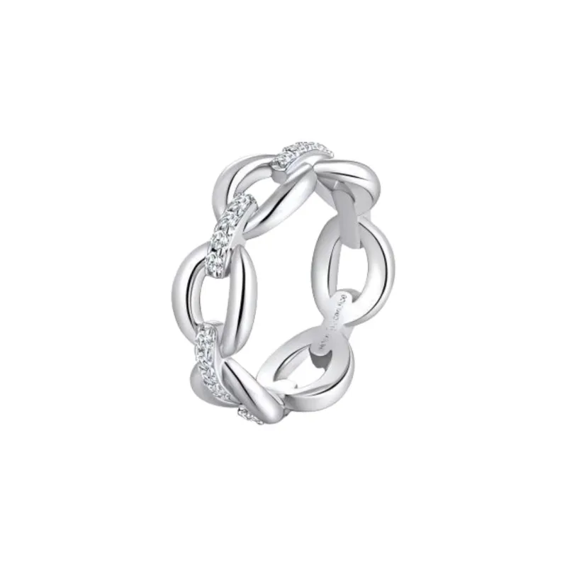 AIDEN CANDICE Zircon Rings Women's Gold/Silver-2