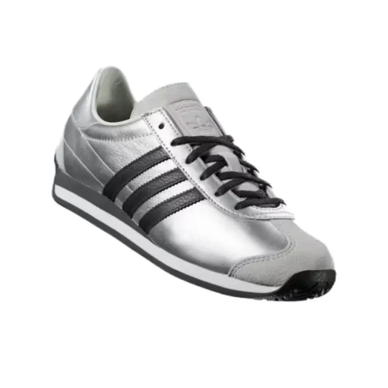 Adidas Country Og Silver Metallic Black Women's-2