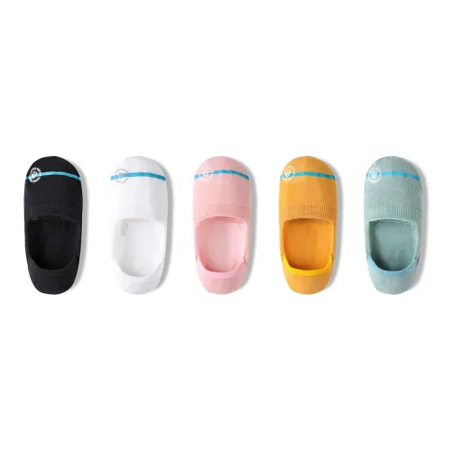 SEVEN No Show Socks Women's 5 Pack