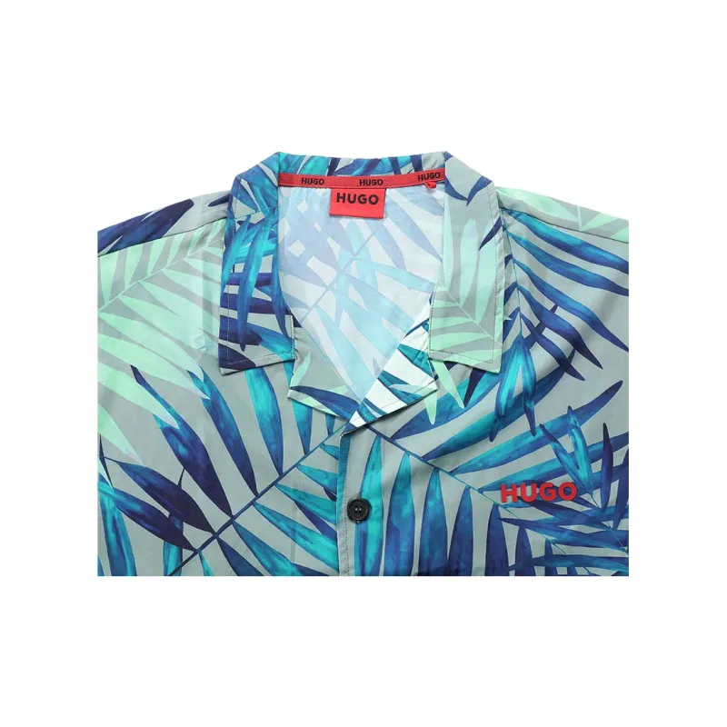 HUGO BOSS FW24 Shirt Men's Green Blue-6