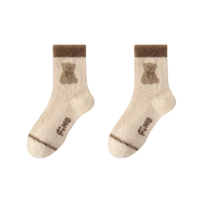 MIIOW Mid Calf Socks Women's Combo Set-11