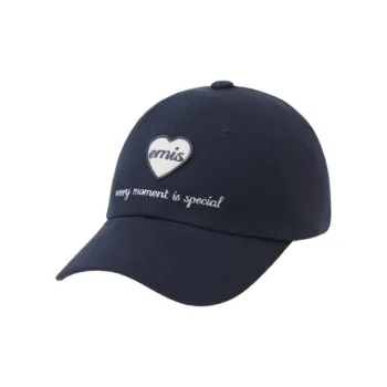 Emis Cotton Baseball Caps Unisex Marine Blue