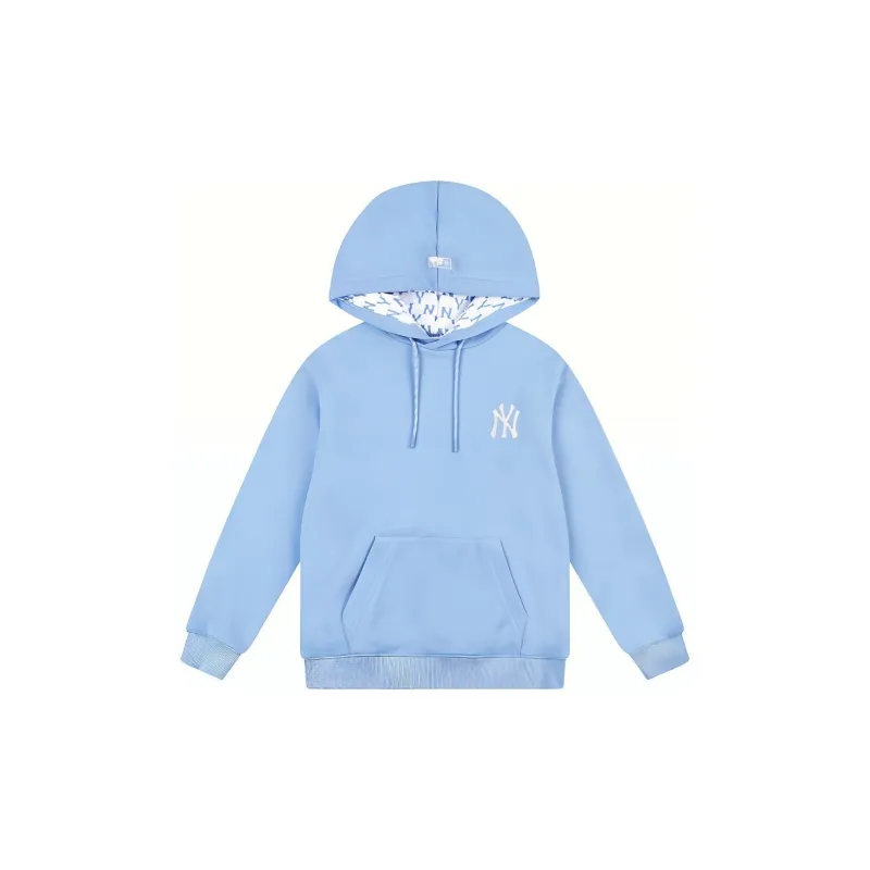 MLB Old Flower Sweatshirts Unisex Blue-1