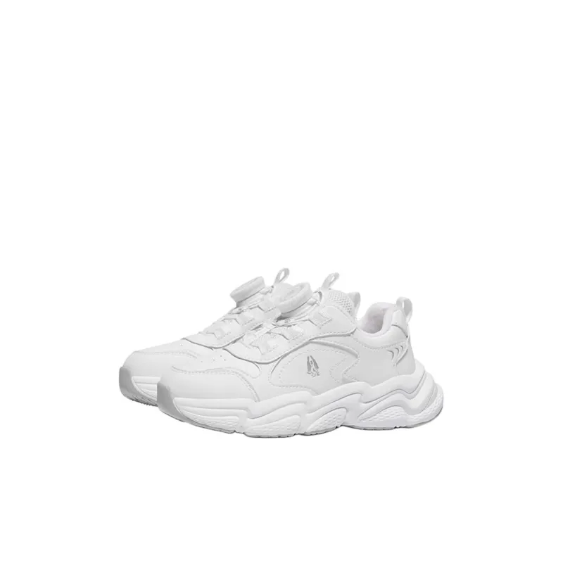 Hush Puppies Anti Slip And Wear Resistant Warm Low Top Kids Lifestyle Shoes White Kids'-1