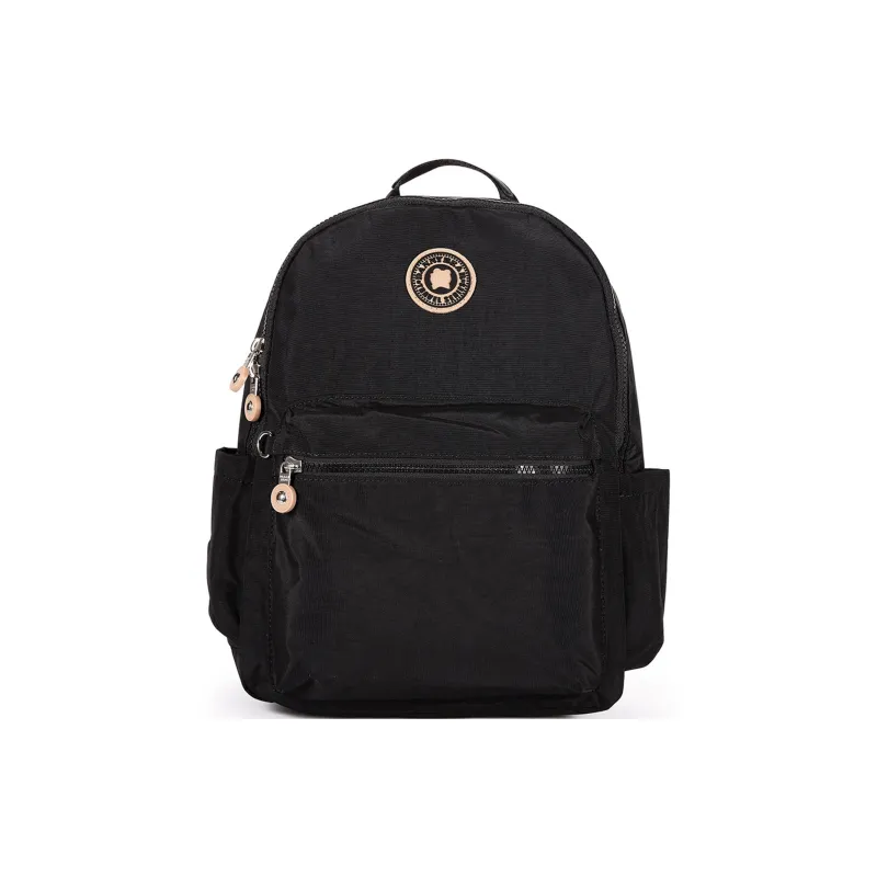 Dannybear Fabric Backpack Unisex Black-0