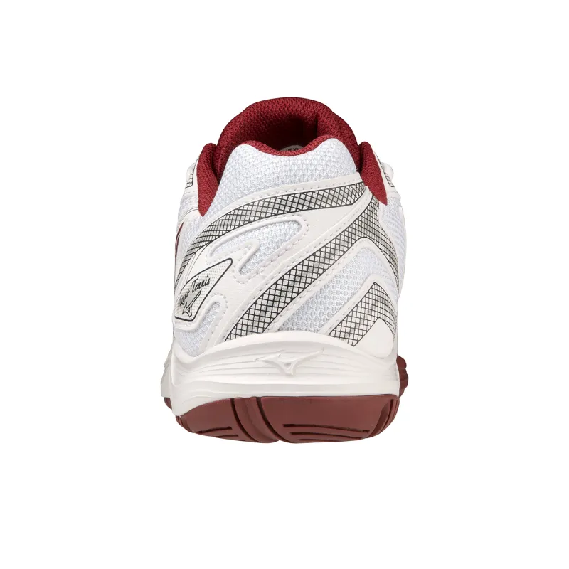 Mizuno Anti Slip Wear Resistant Low Top Tennis Shoes Women's White Red-2