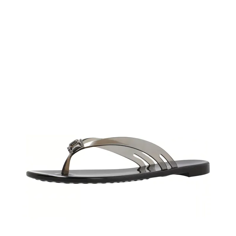 Casadei Jelly Transparent Flip Flops-0