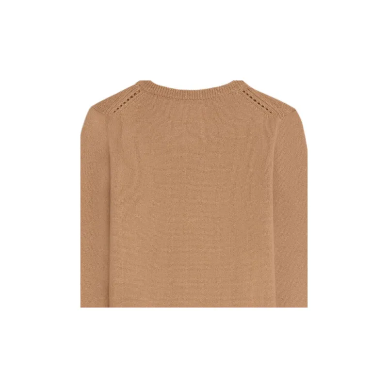 CELINE Crew Neck Sweater In Heritage Cashmere-4