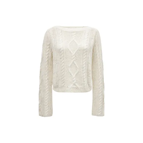 ONLY Knitwear Women's Antique White Color
