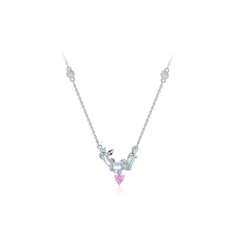 Qing Yi 925 Sterling Silver Necklaces Women's-0