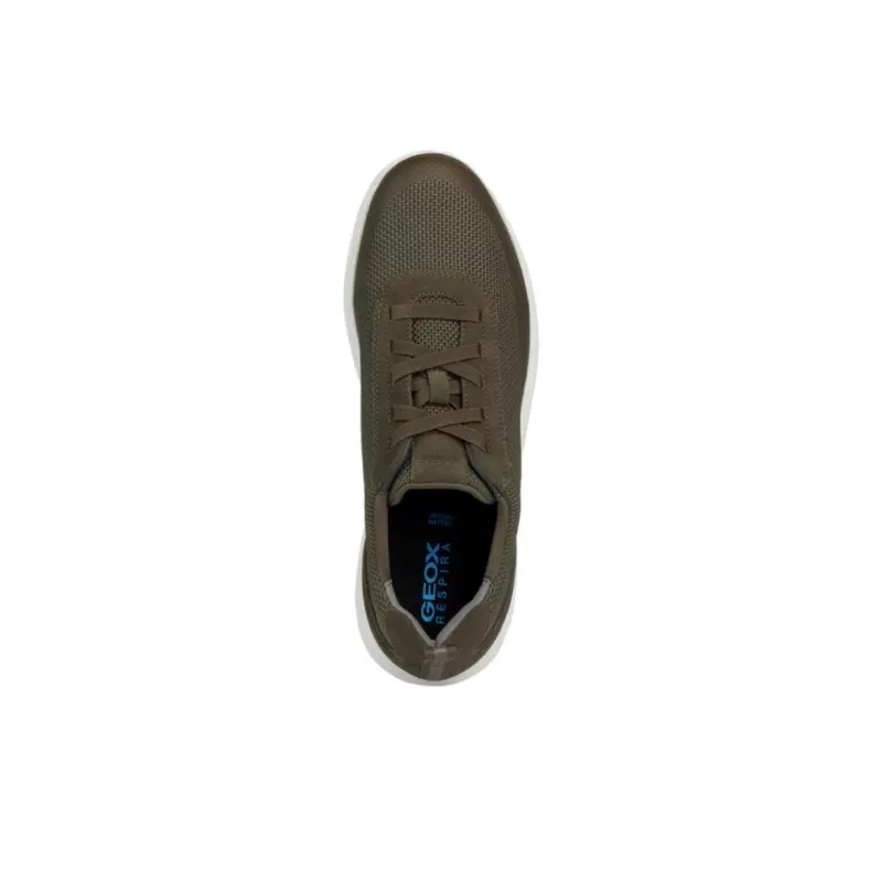 GEOX Spherica Anti-Slip Wear-Resistant Low-Top Casual Shoes Men's Green-4
