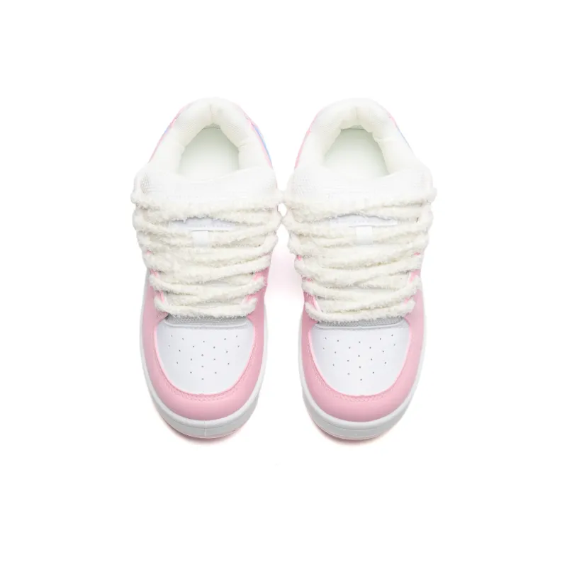 Anime Story Slip Resistant, Abrasion Resistant, Lightweight, Breathable Low Top Skateboard Shoes Women's-3