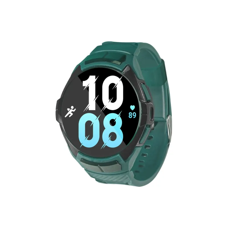 LONGYUGU Compatible With Samsung Watch 4/Watch 5 Minimalist Style Strap+Watch Frame One Piece Wrist Watch Strap-2